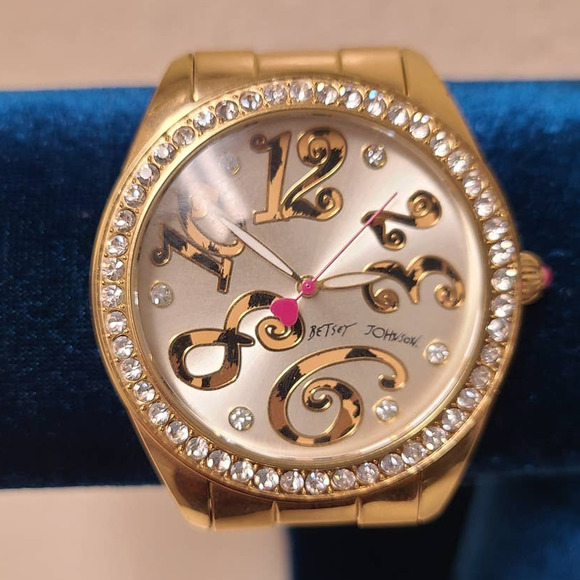 Betsey Johnson Leopard Boyfriend Watch - Picture 1 of 5